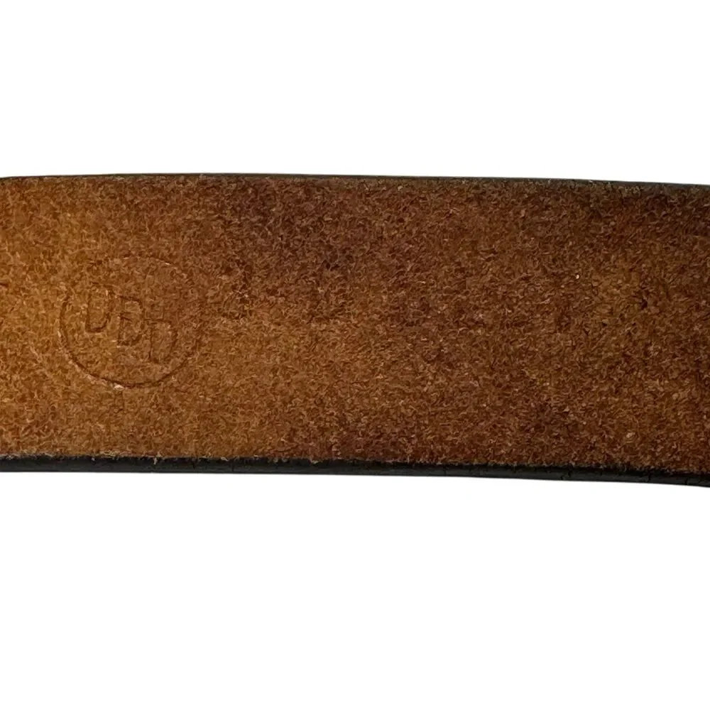 3D Leather Tooled Bucking Bronco Bull Roping Cowboy Western Belt
